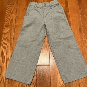 Janie and Jack Gray Pants, Size 4 Toddler, 100% cotton